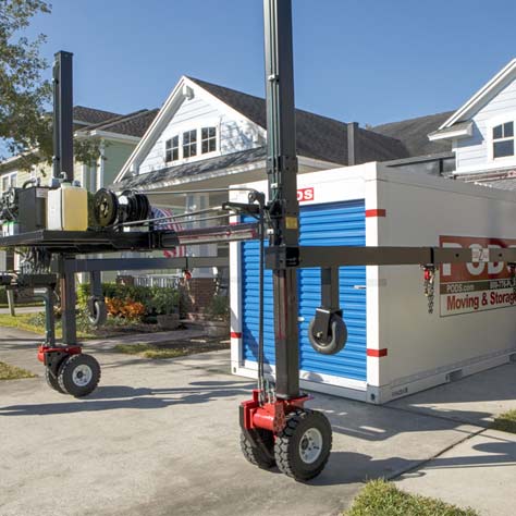 Mobile container storage at your location